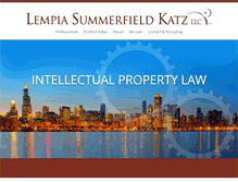 Tablet Screenshot of lsk-iplaw.com